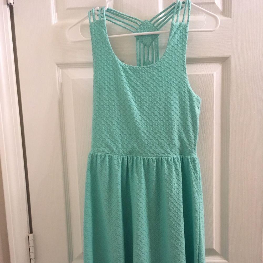 Teal above knee dress size small